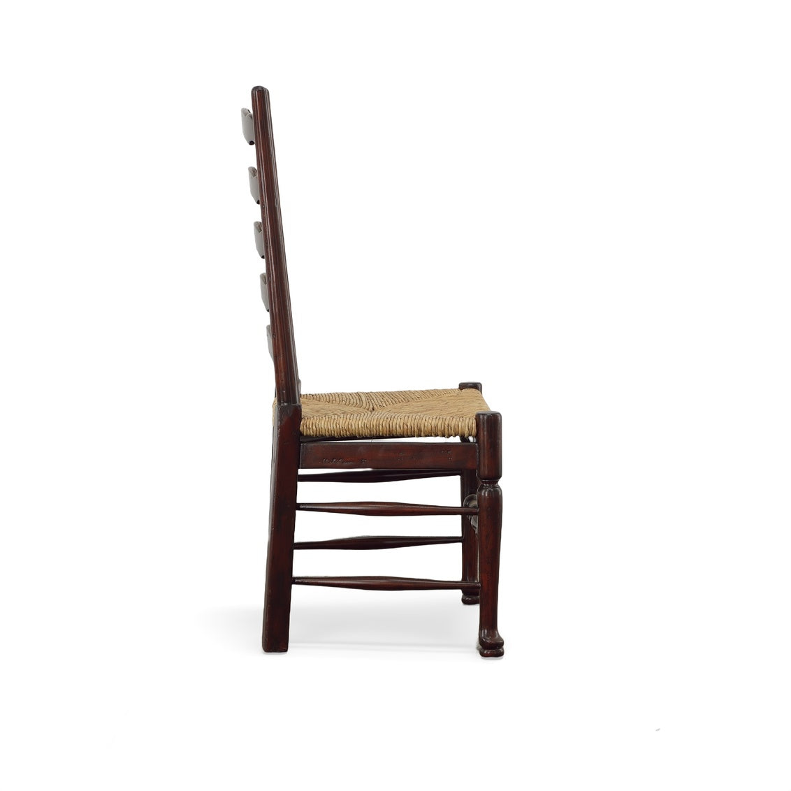 English Country Ladderback Side Chair - 21'