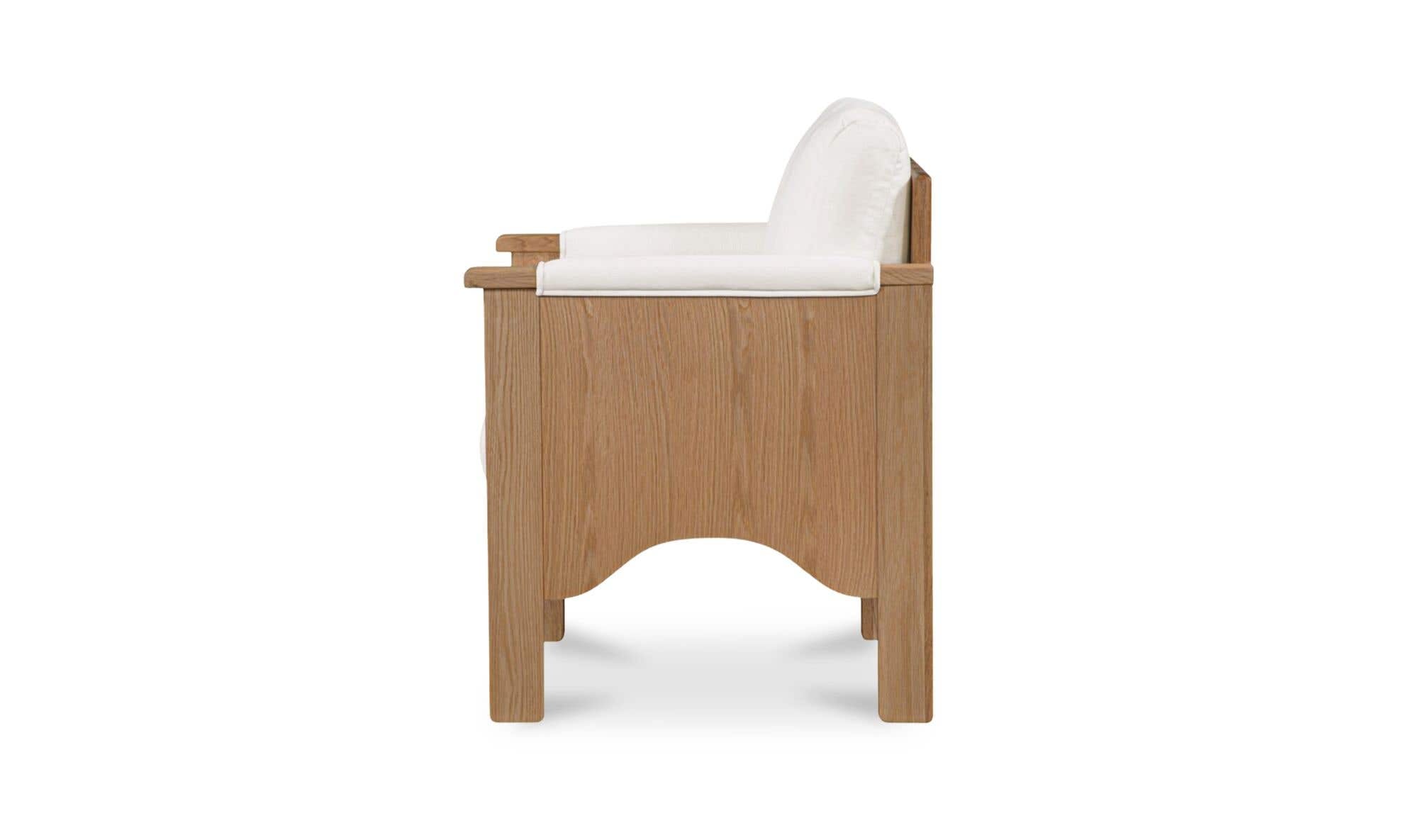 Bauer Dining Chair Cream by Moe's Home Collection - view 6