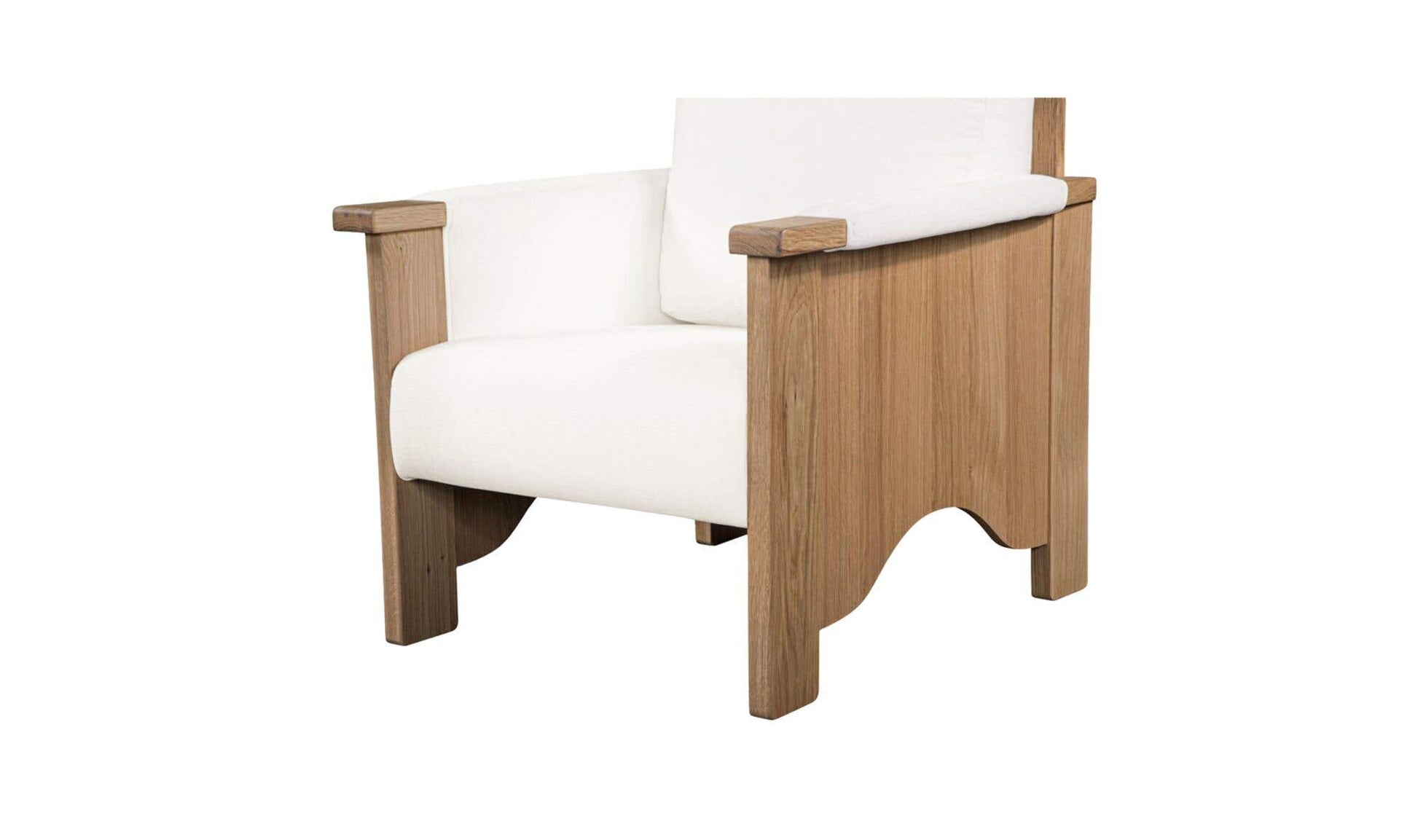 Bauer Accent Chair Cream by Moe's Home Collection - view 8