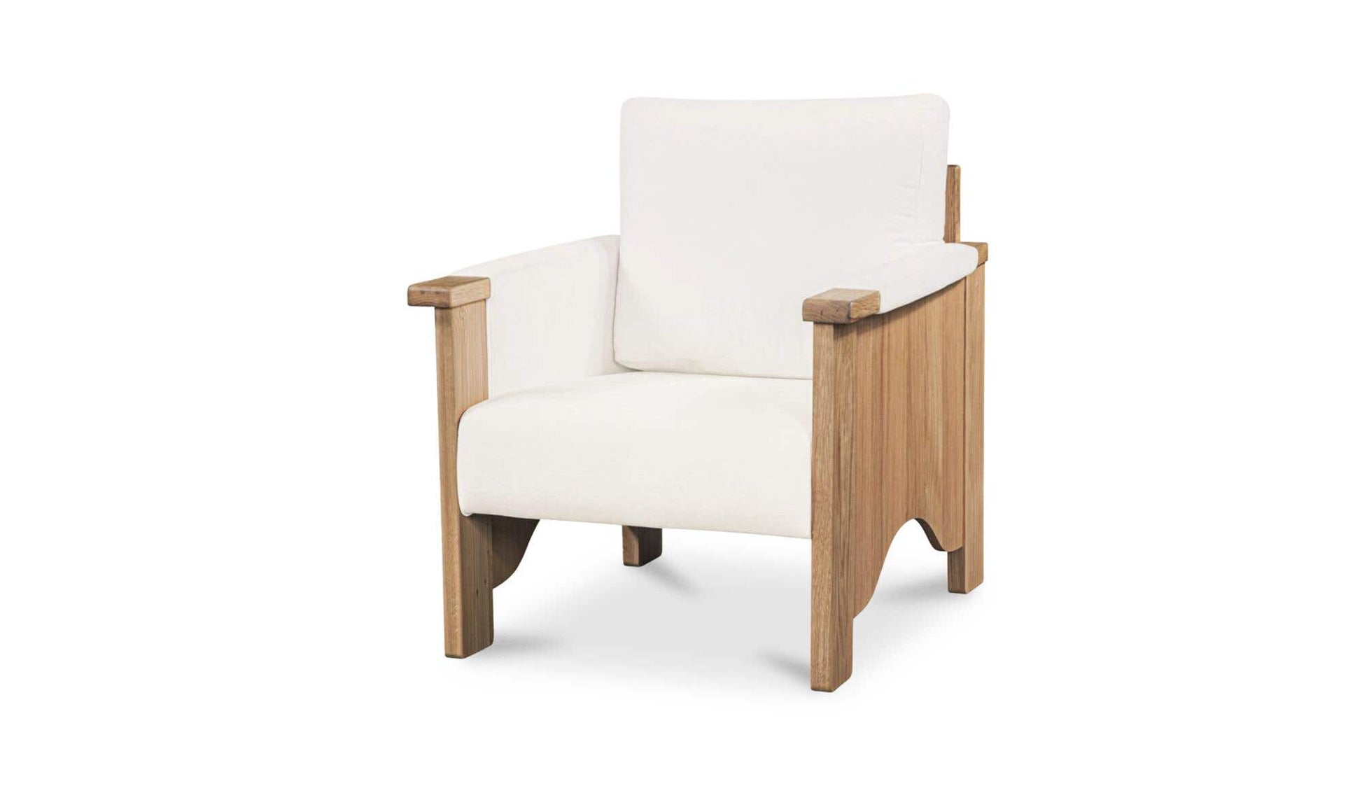 Bauer Accent Chair Cream by Moe's Home Collection - view 5