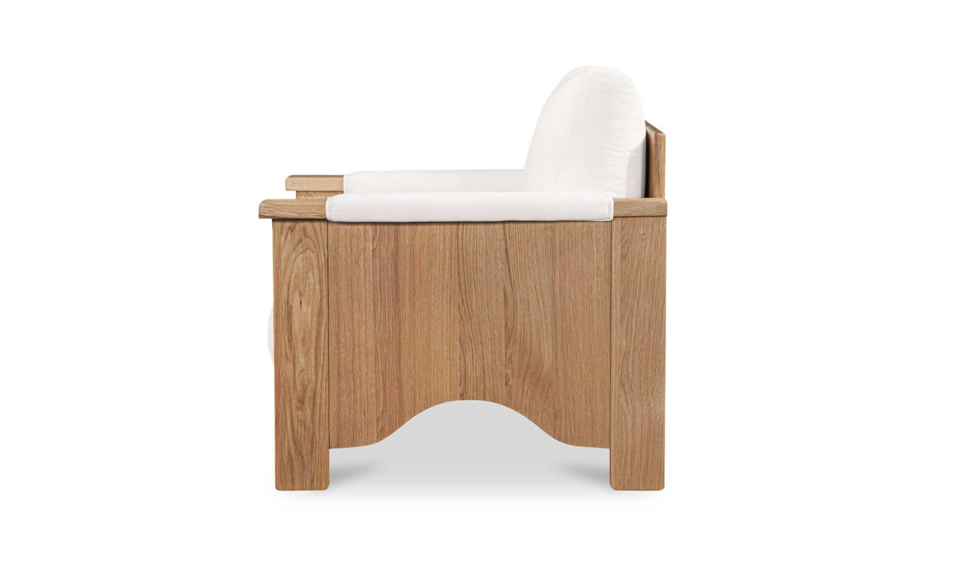 Bauer Accent Chair Cream by Moe's Home Collection - view 6
