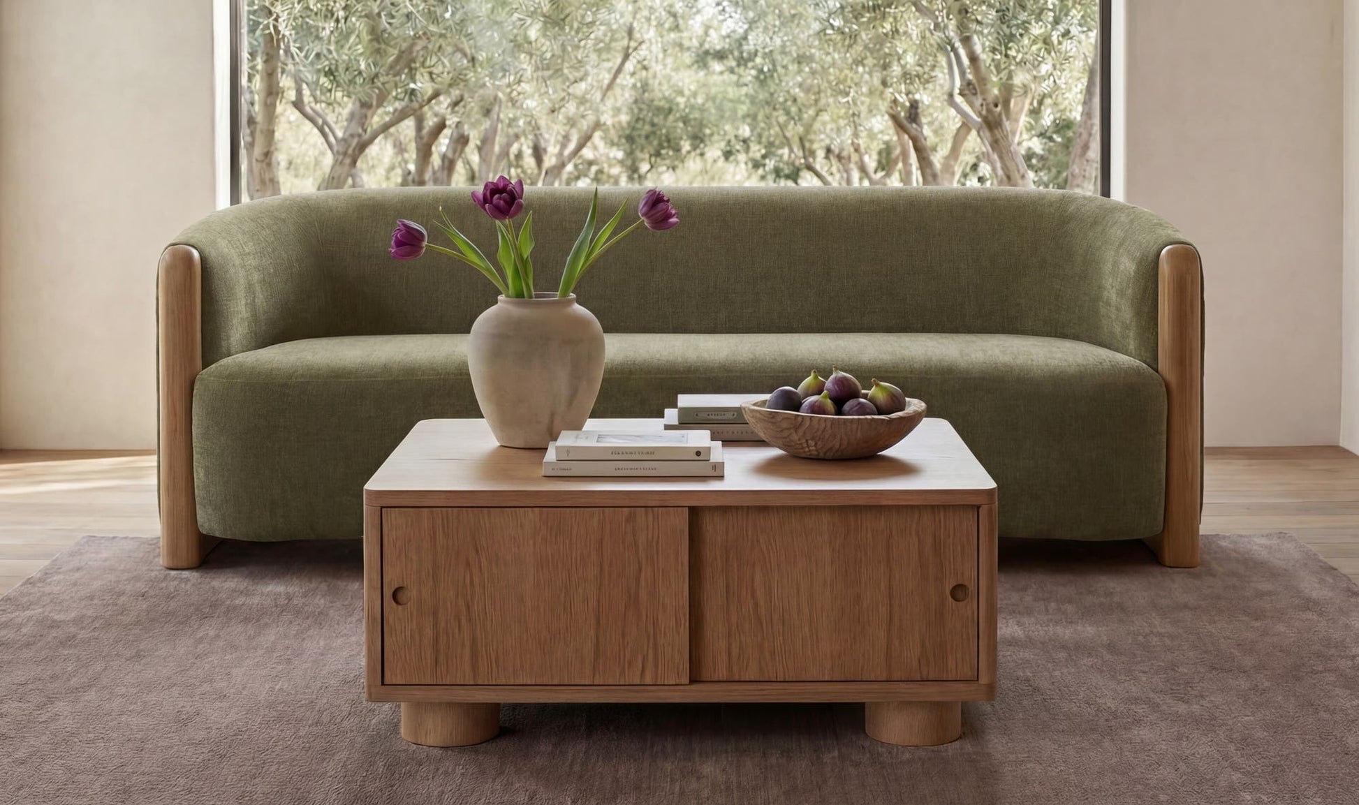 Anya Sofa Olive by Moe's Home Collection - view 4