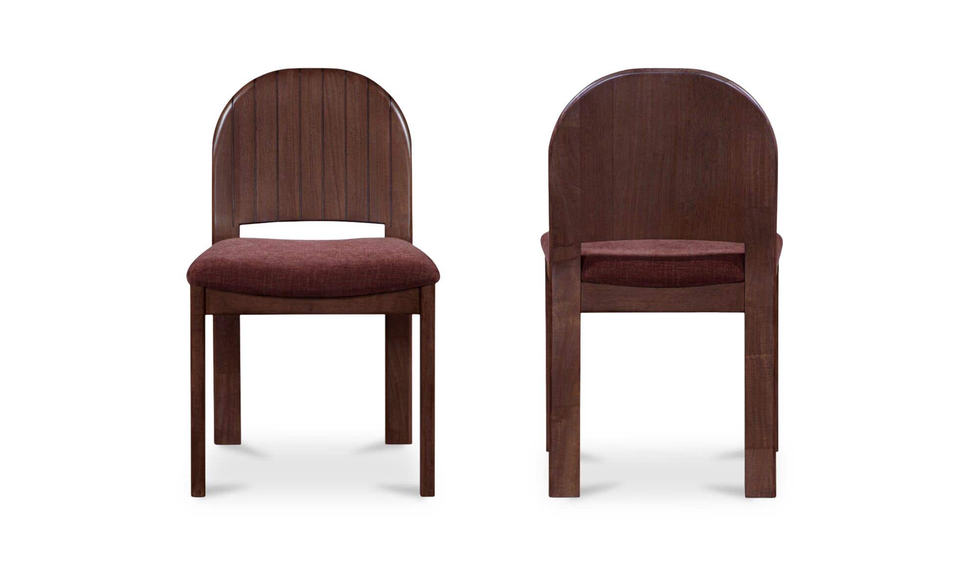 Emil Dining Chair Berry-Set of Two by Moe's Home Collection - view 6