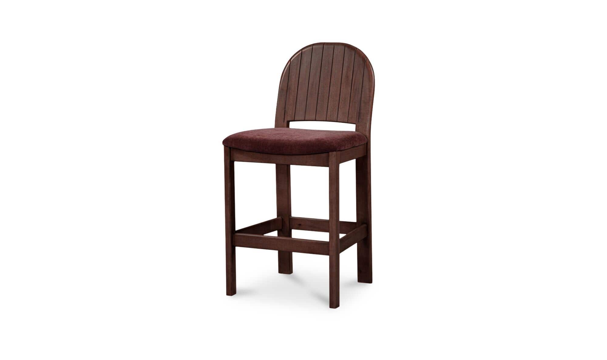 Emil Counter Stool Berry by Moe's Home Collection - view 6