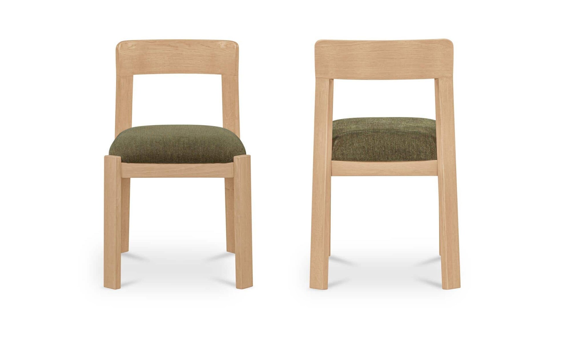 Oli Dining Chair Dark Green-Set of Two by Moe's Home Collection - view 7