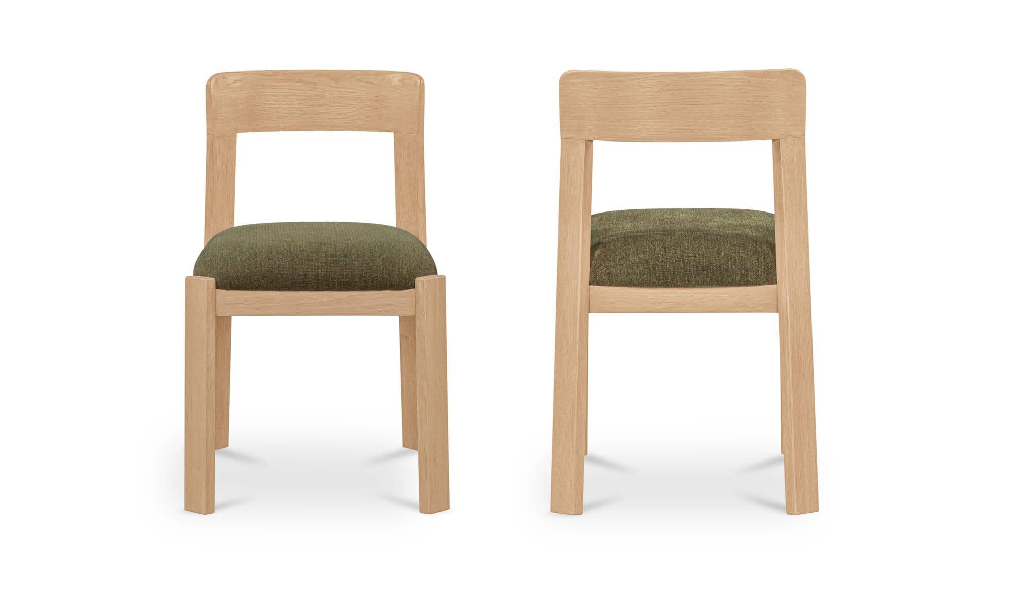 Oli Dining Chair Dark Green-Set of Two by Moe's Home Collection - view 7