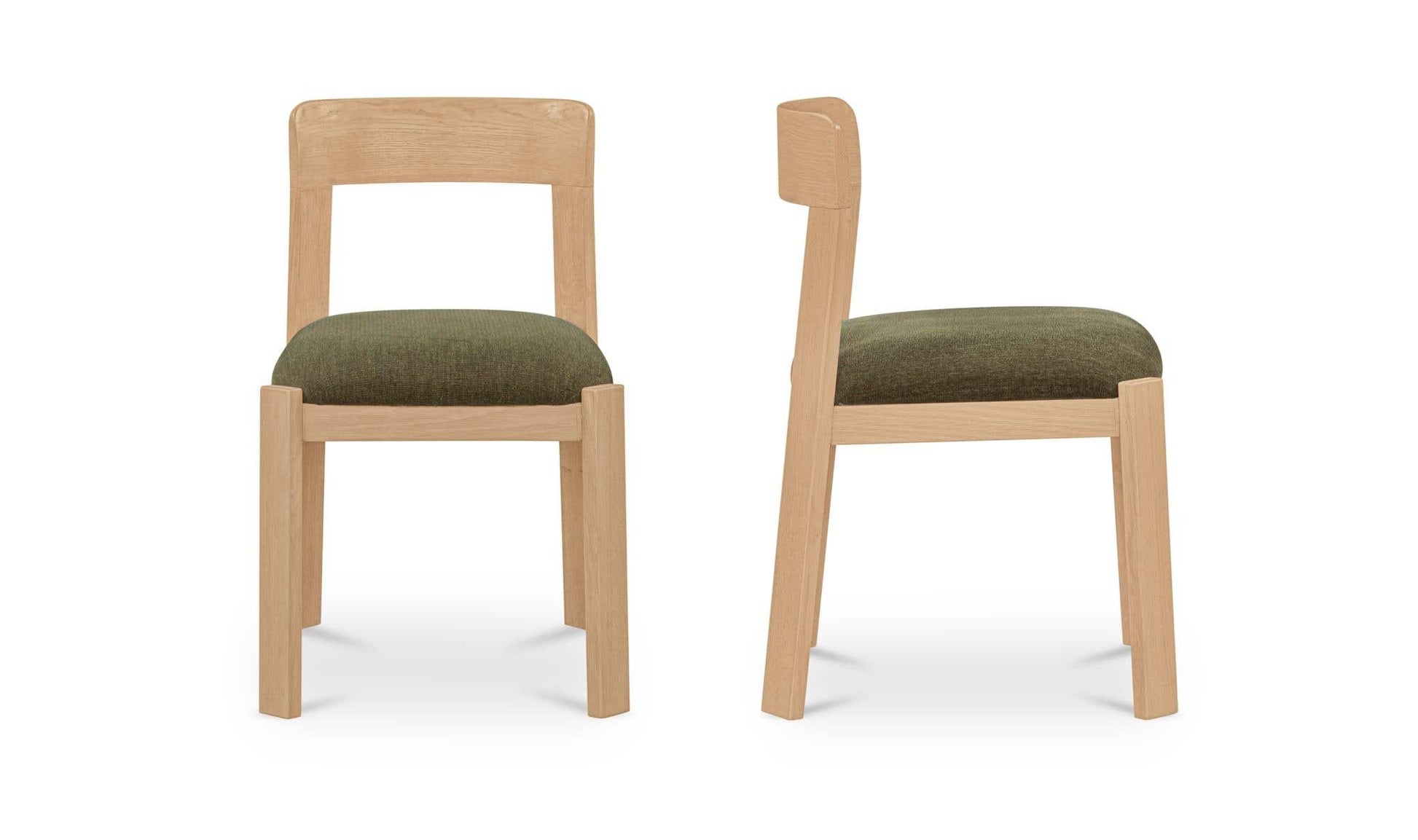 Oli Dining Chair Dark Green-Set of Two by Moe's Home Collection - view 6