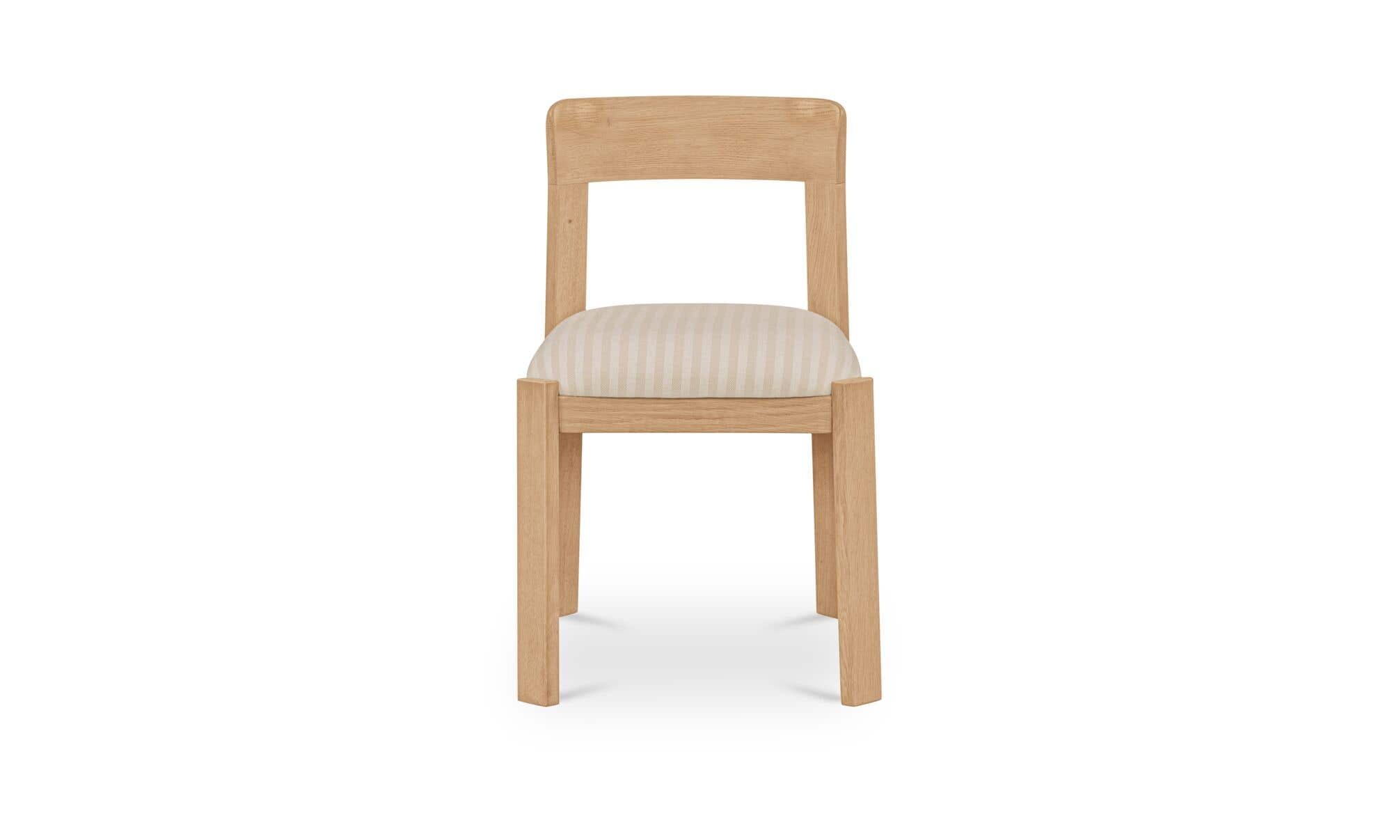 Oli Dining Chair Stripe-Set of Two by Moe's Home Collection - view 8