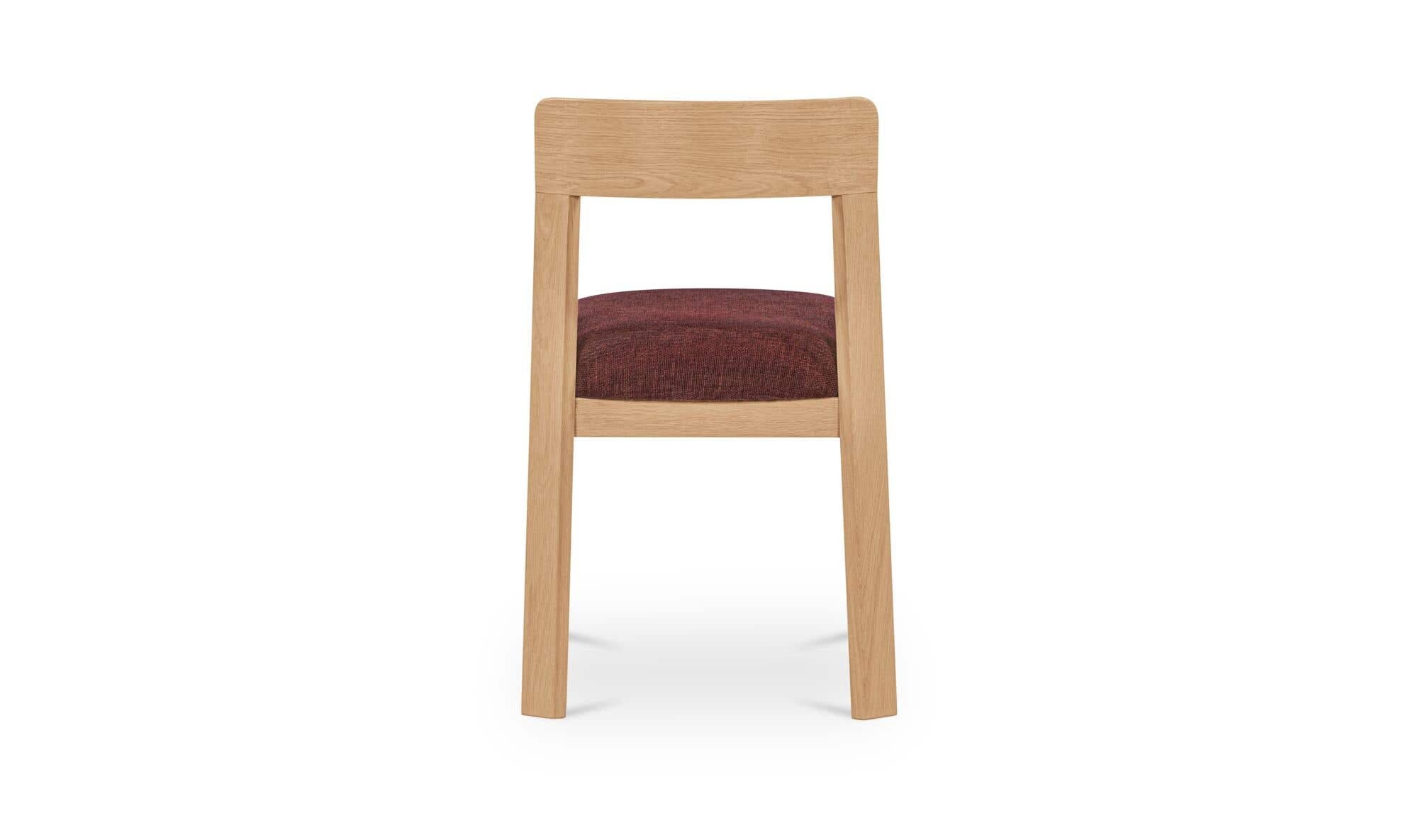 Oli Dining Chair Berry-Set of Two by Moe's Home Collection - view 11
