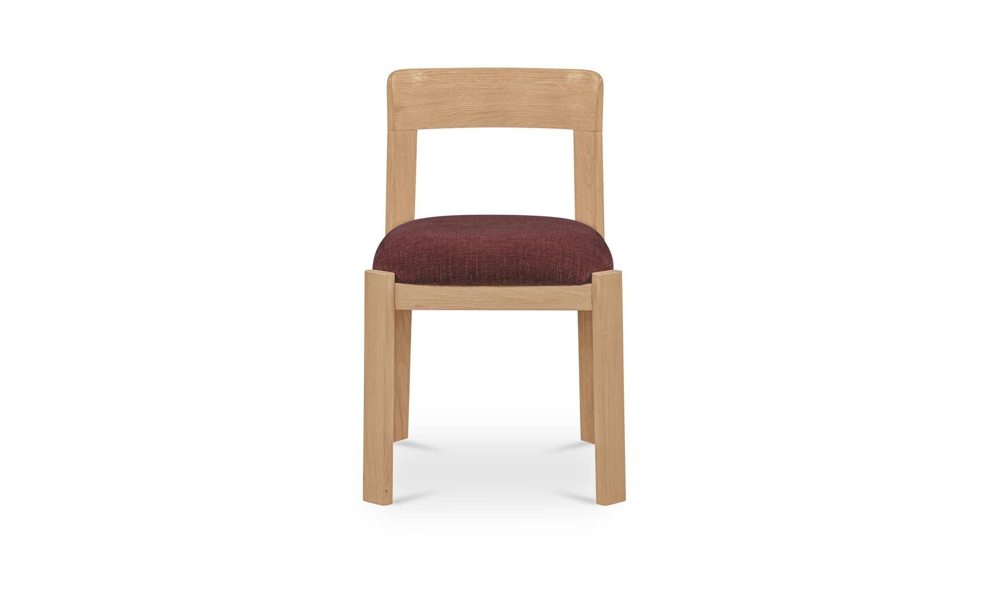 Oli Dining Chair Berry-Set of Two by Moe's Home Collection - view 8