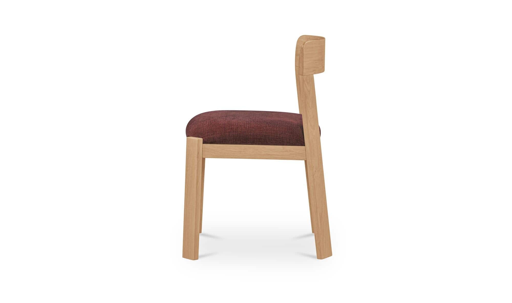 Oli Dining Chair Berry-Set of Two by Moe's Home Collection - view 10