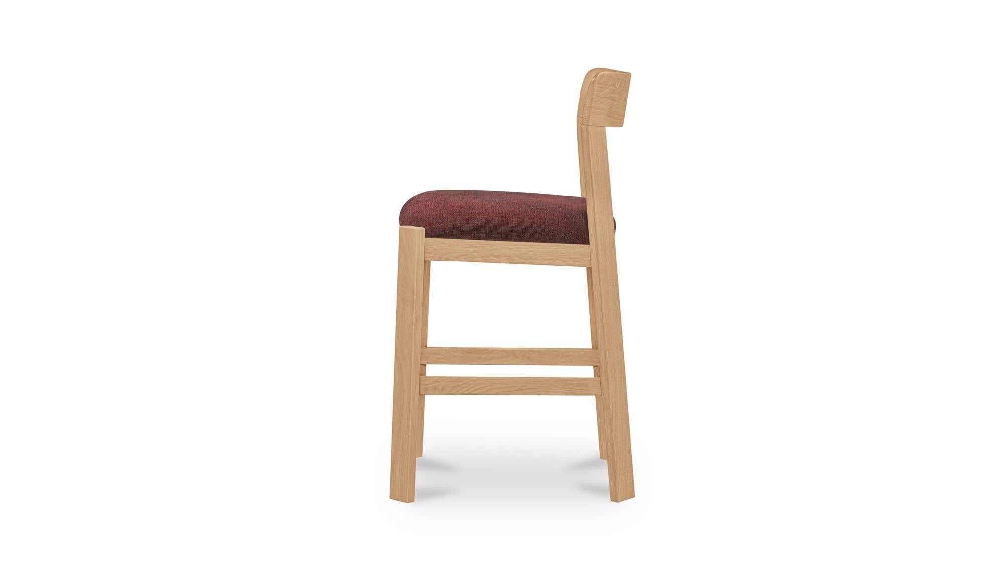 Oli Counter Stool Berry by Moe's Home Collection - view 7