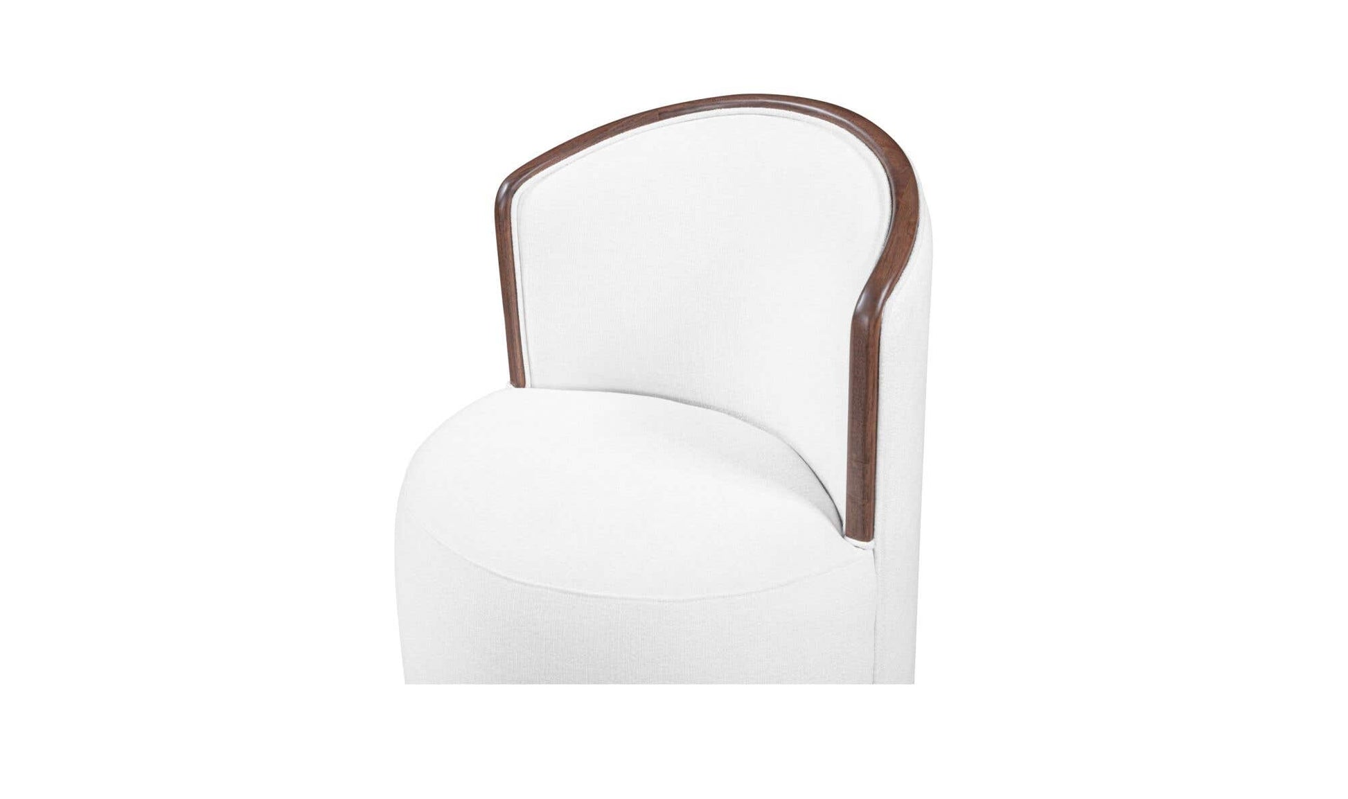 Rossi Swivel Dining Chair Cream by Moe's Home Collection - view 9