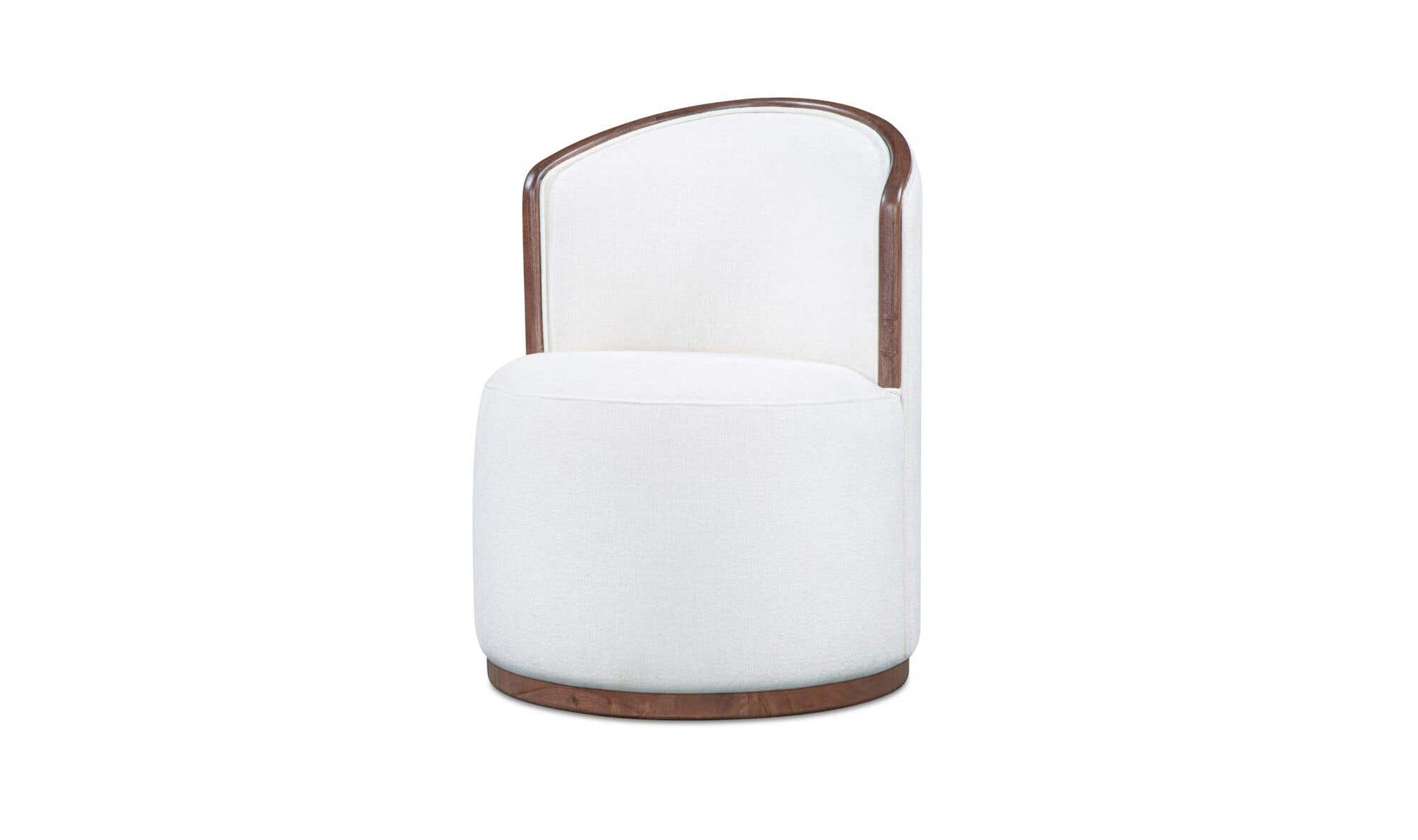 Rossi Swivel Dining Chair Cream by Moe's Home Collection - view 6