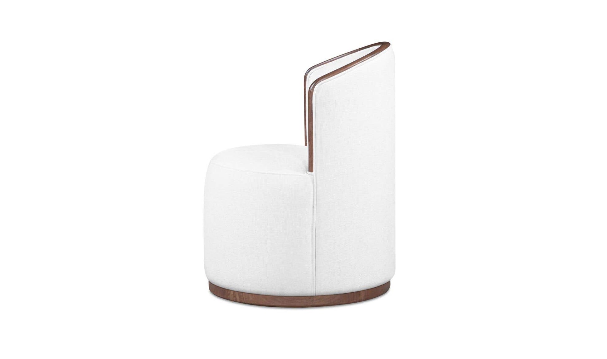 Rossi Swivel Dining Chair Cream by Moe's Home Collection - view 7