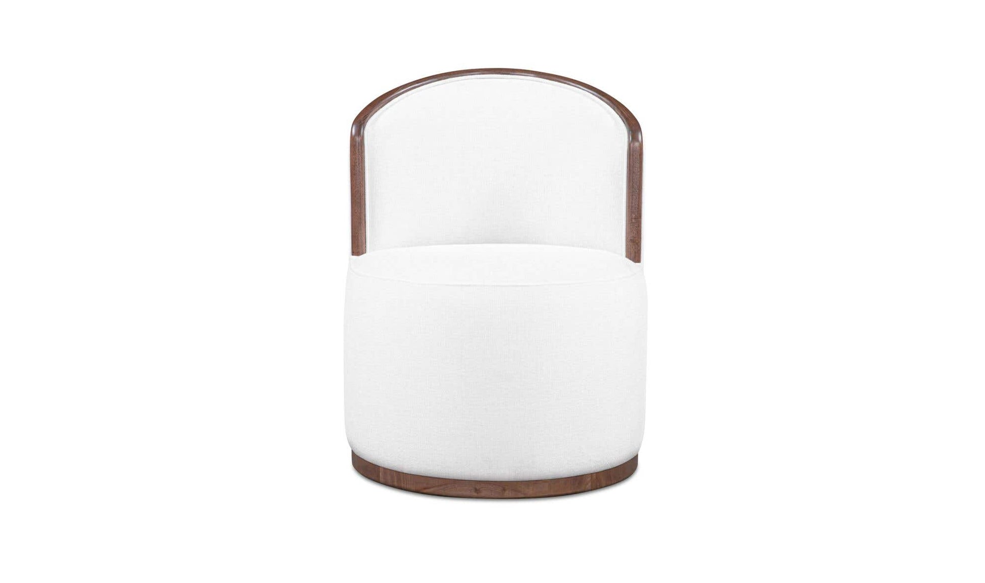 Rossi Swivel Dining Chair Cream by Moe's Home Collection - view 4