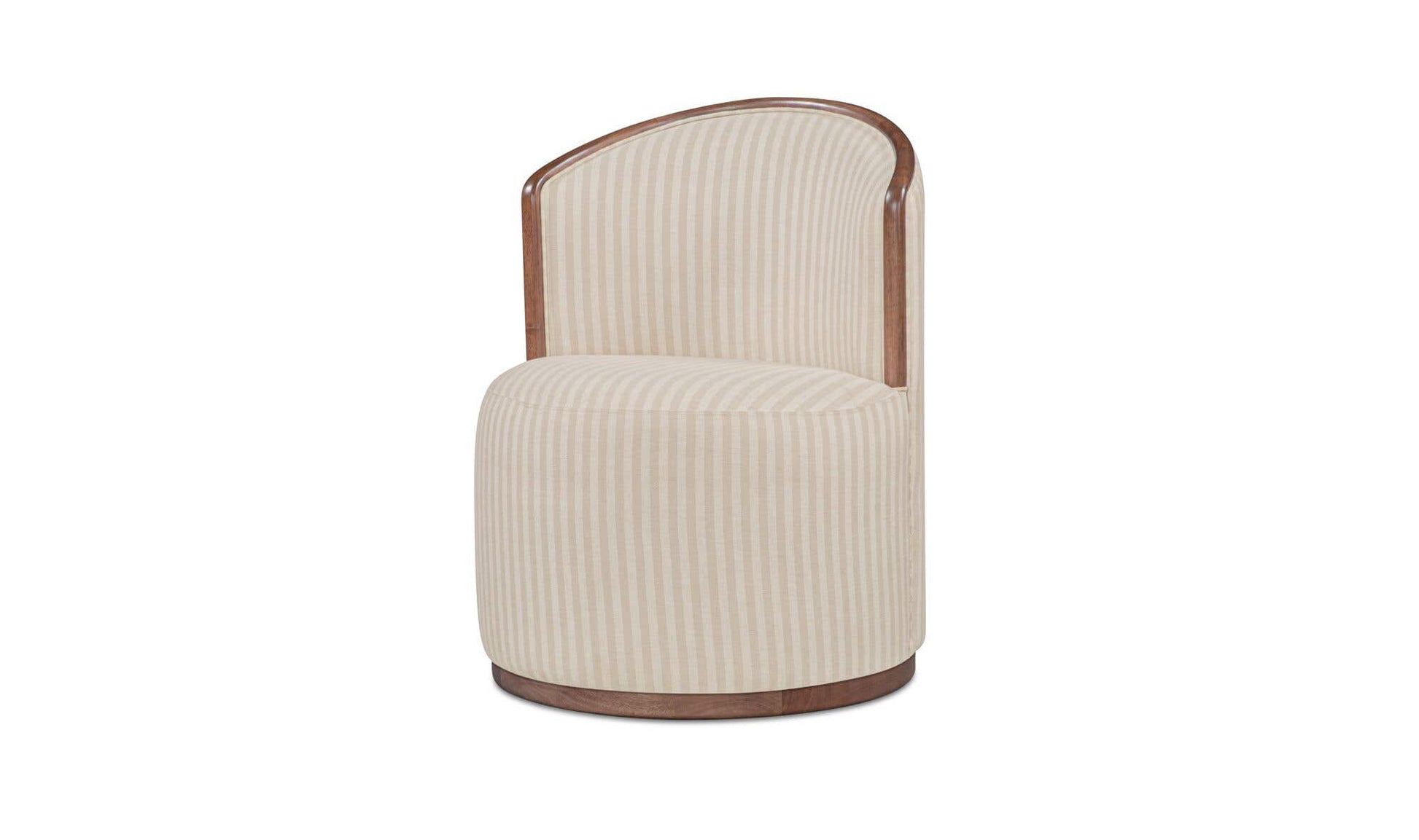 Rossi Swivel Dining Chair Stripe by Moe's Home Collection - view 5