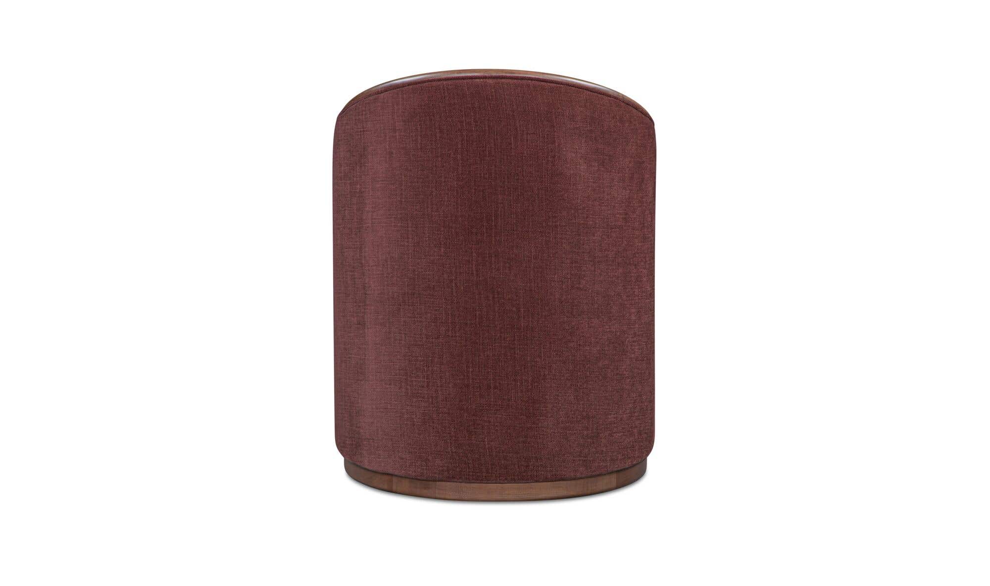 Rossi Swivel Dining Chair Berry by Moe's Home Collection - view 11