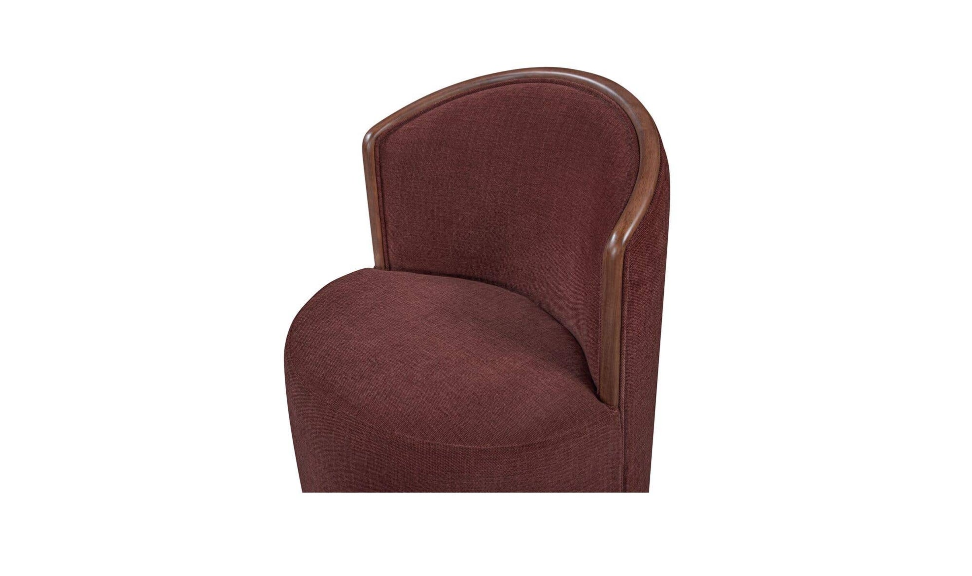 Rossi Swivel Dining Chair Berry by Moe's Home Collection - view 12