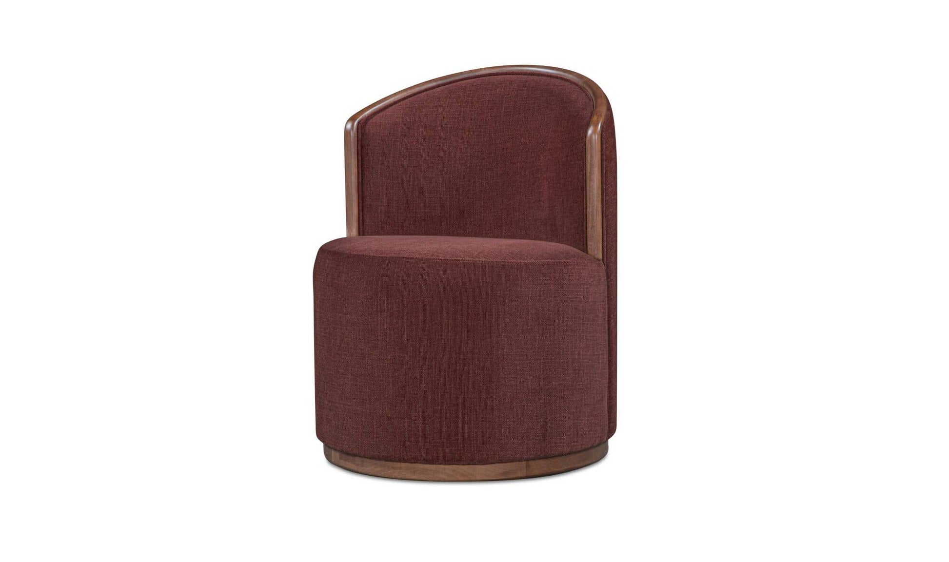 Rossi Swivel Dining Chair Berry by Moe's Home Collection - view 9