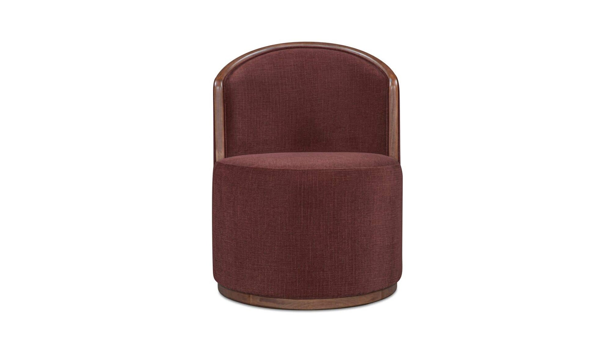 Rossi Swivel Dining Chair Berry by Moe's Home Collection - view 7