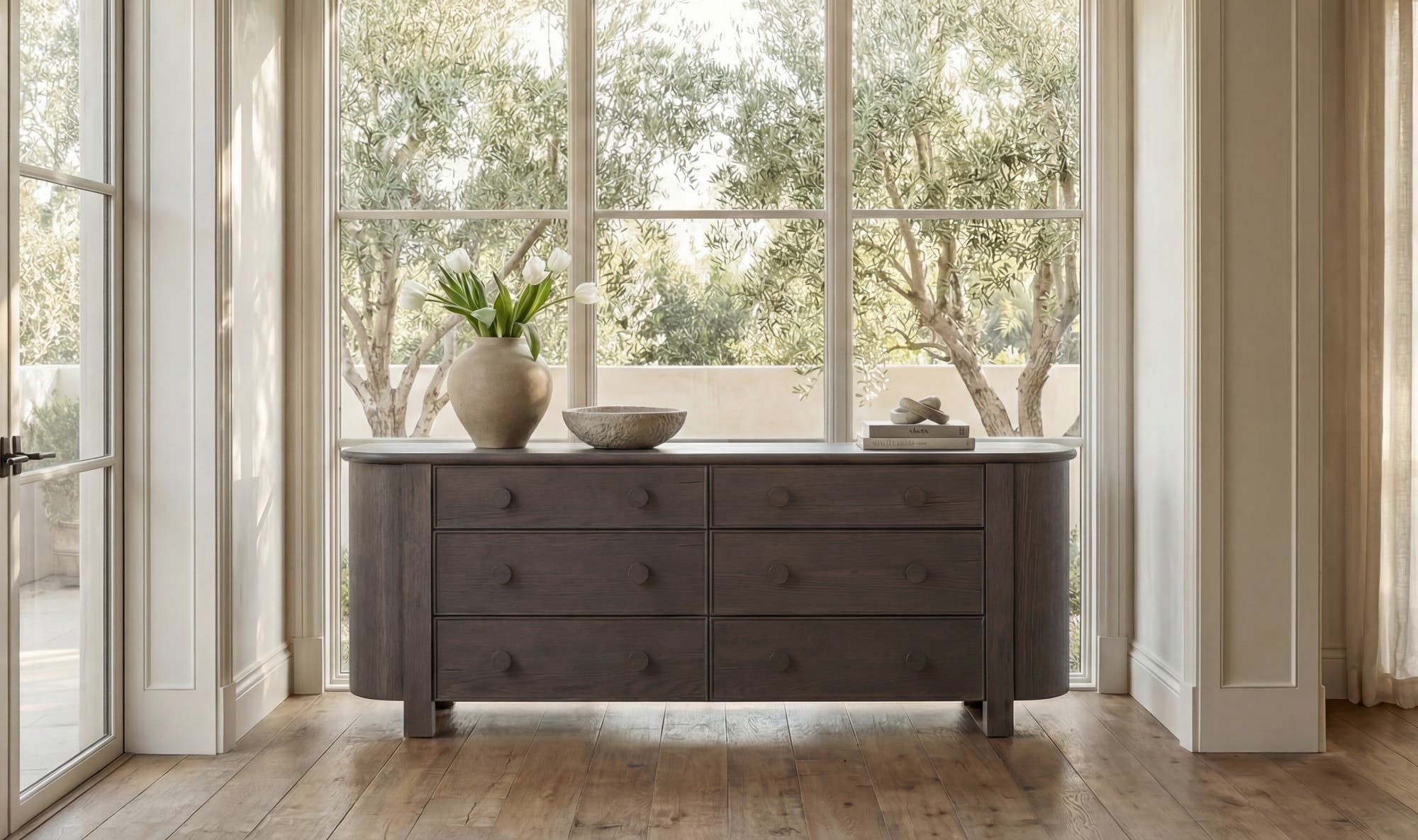 Loren 6 Drawer Dresser Dark Brown by Moe's Home Collection - view 11