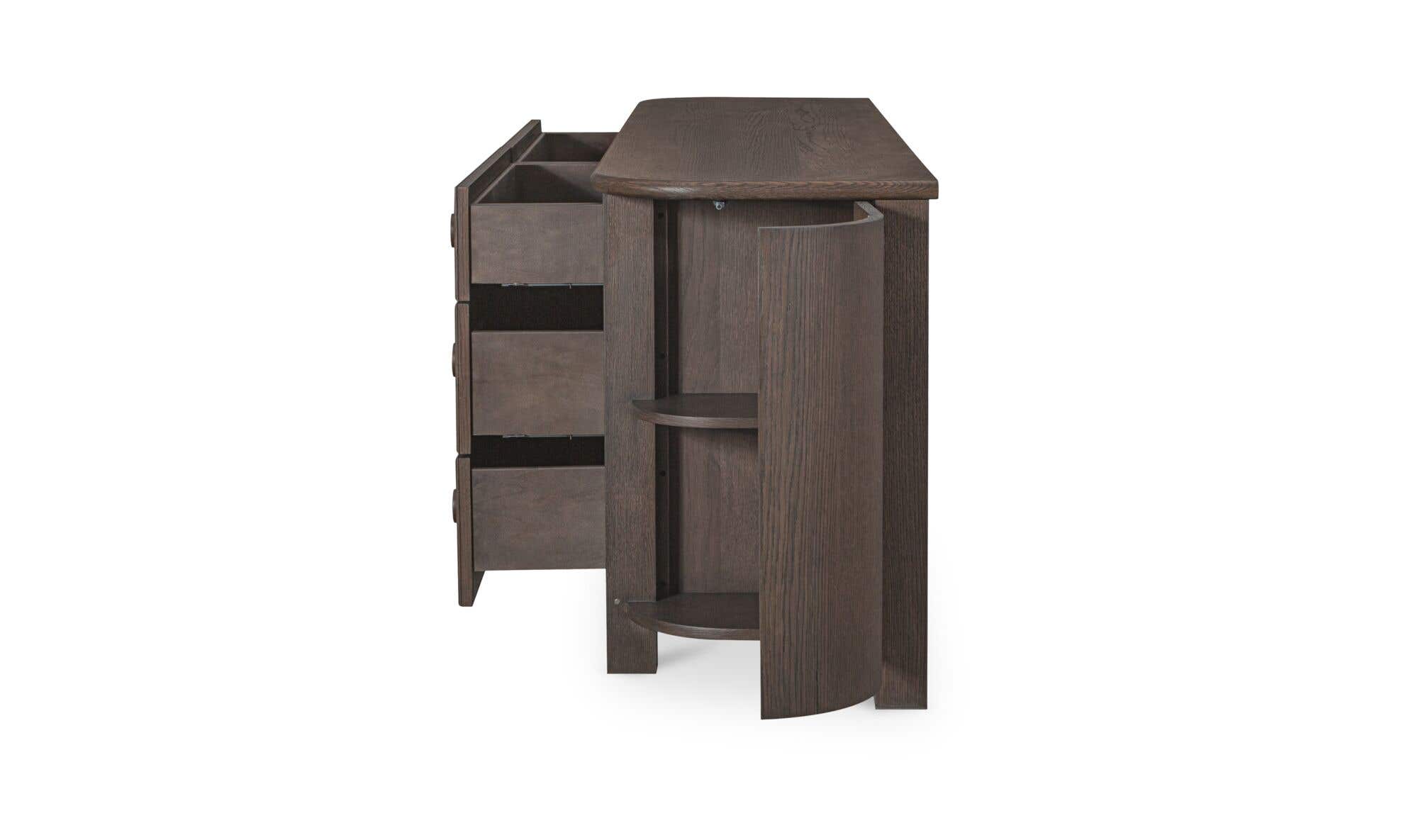 Loren 6 Drawer Dresser Dark Brown by Moe's Home Collection - view 15