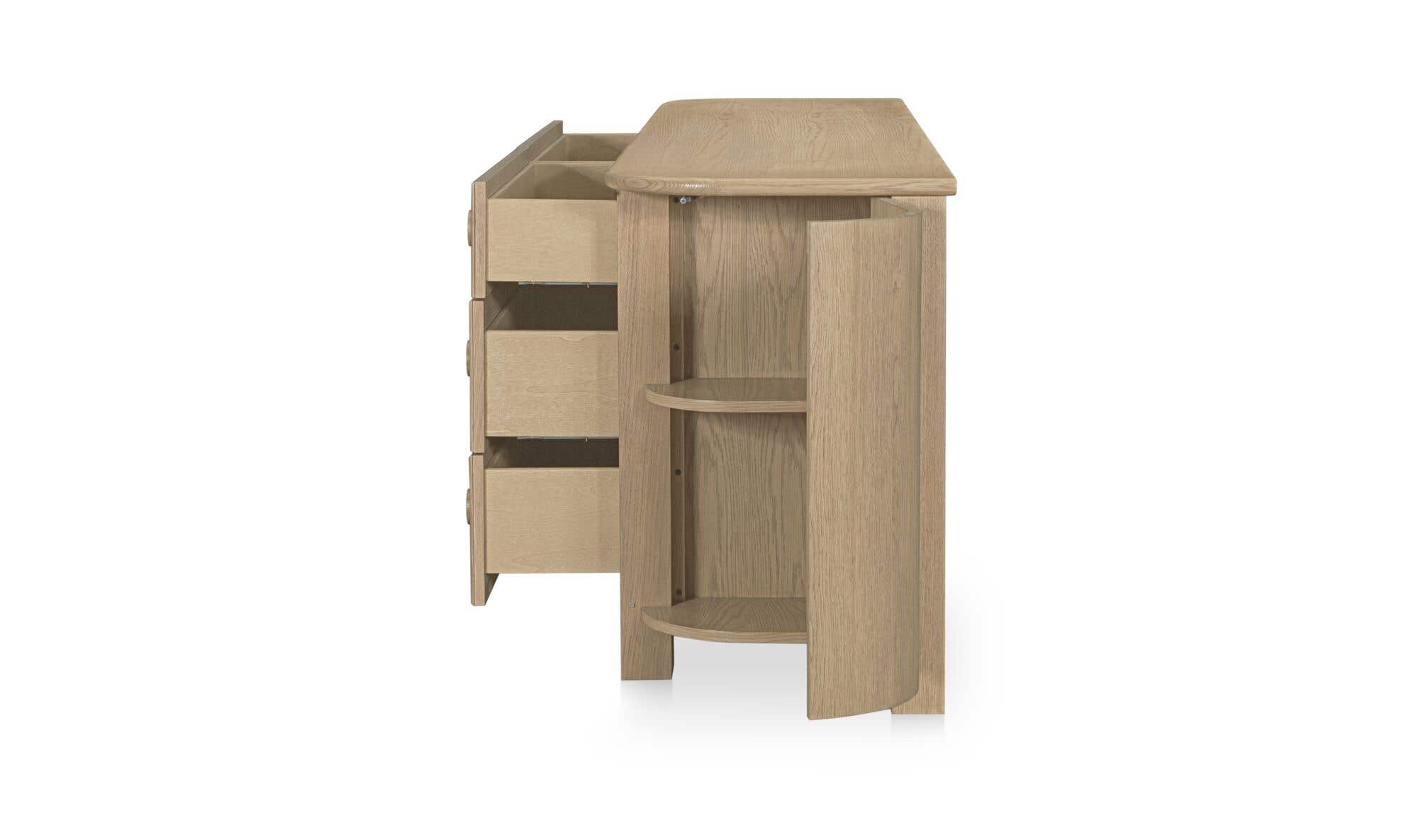 Loren 6 Drawer Dresser Natural by Moe's Home Collection - view 10