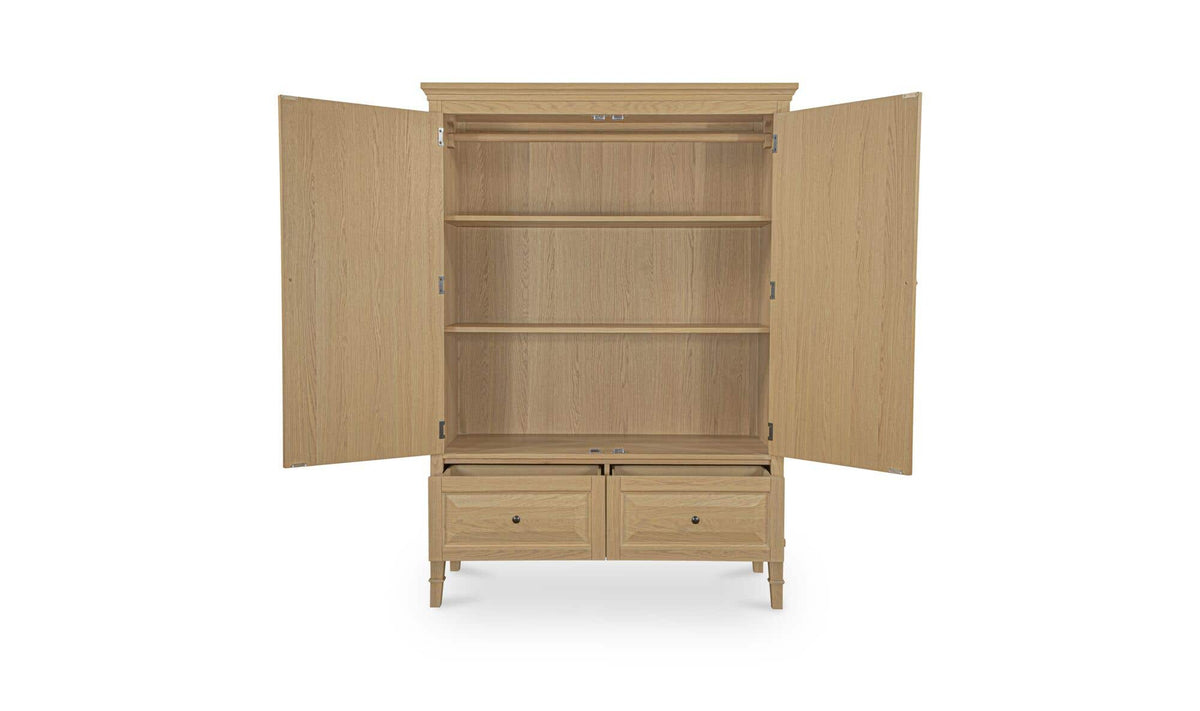 Shelley Tall Cabinet Natural by Moe's Home Collection - view 4