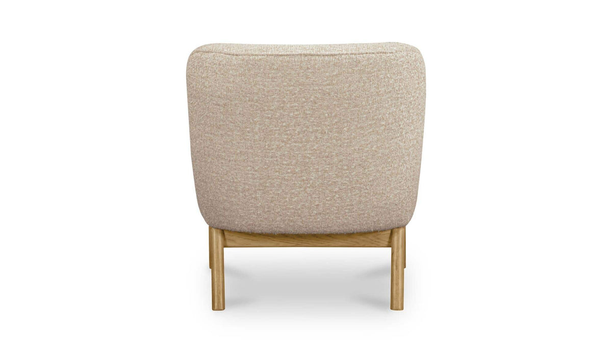 Haynes Accent Chair Textured Oat by Moe's Home Collection - view 6