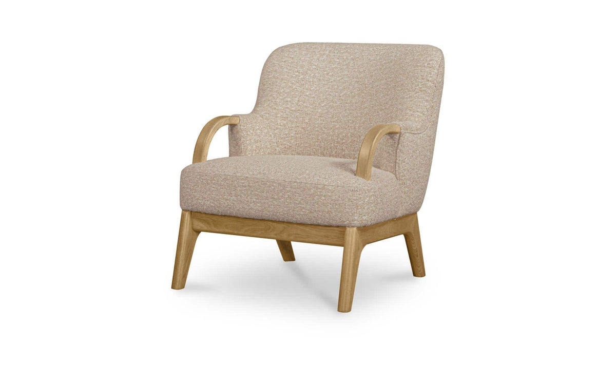 Haynes Accent Chair Textured Oat by Moe's Home Collection - view 4