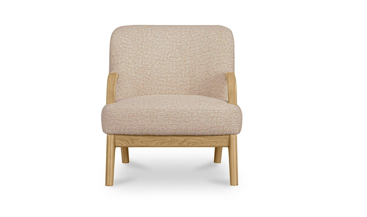Haynes Accent Chair Textured Oat by Moe's Home Collection - view 2