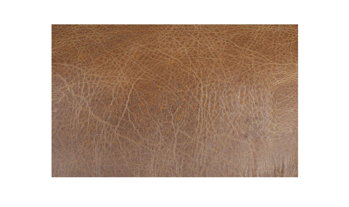 Nadia Swivel Accent Stool Dark Brown Leather by Moe's Home Collection - view 6
