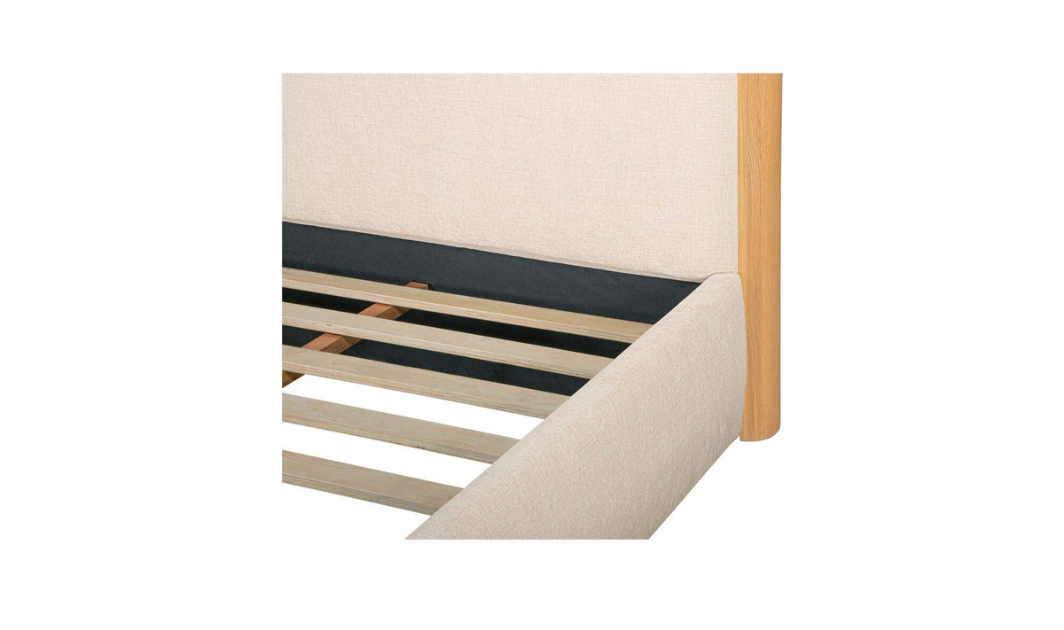 Post King Bed Natural Oak Oat by Moe's Home Collection - view 11