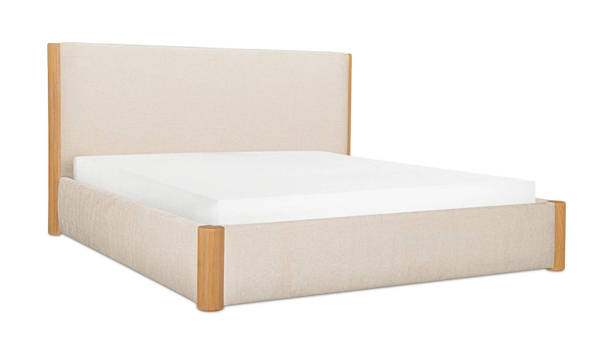 Post King Bed Natural Oak Oat by Moe's Home Collection - view 5