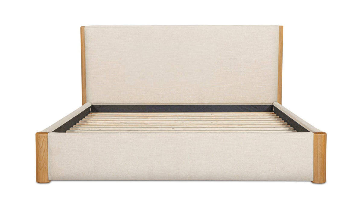 Post King Bed Natural Oak Oat by Moe's Home Collection - view 4
