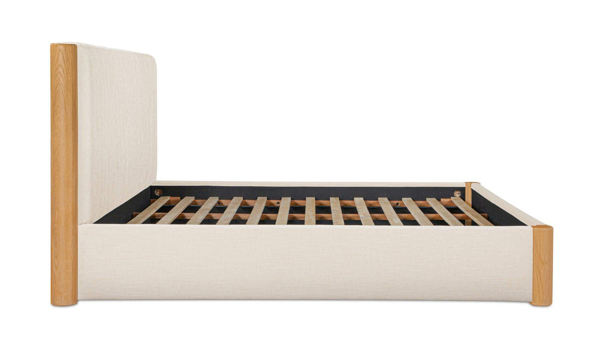 Post King Bed Natural Oak Oat by Moe's Home Collection - view 7