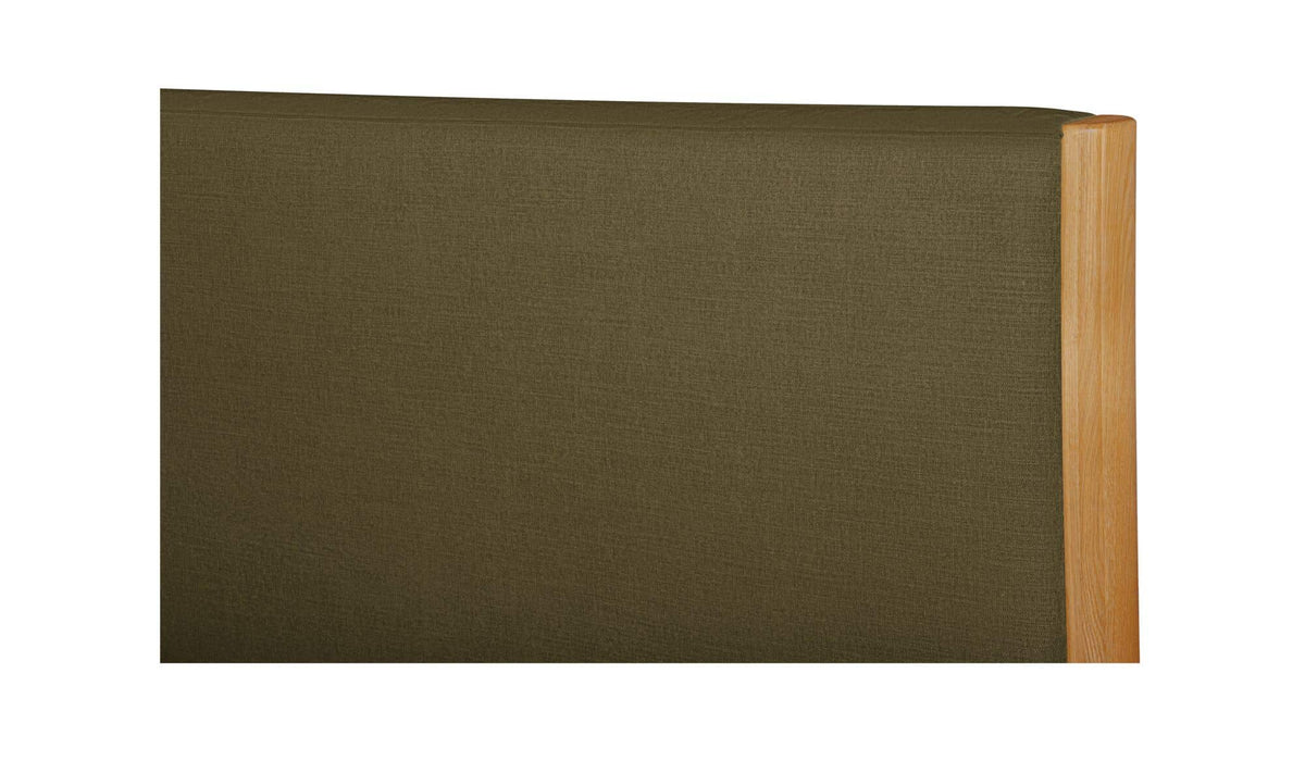 Post King Bed Natural Oak Dark Green by Moe's Home Collection - view 10