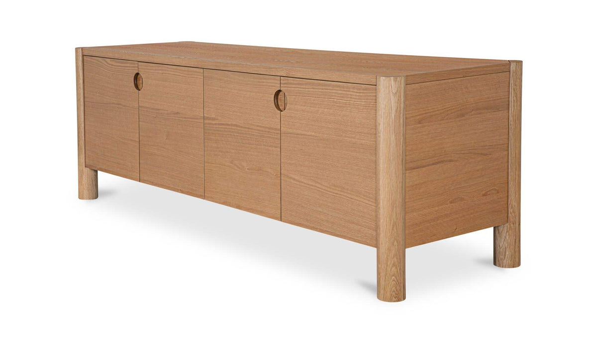 Post Media Unit Oak Natural by Moe's Home Collection - view 6