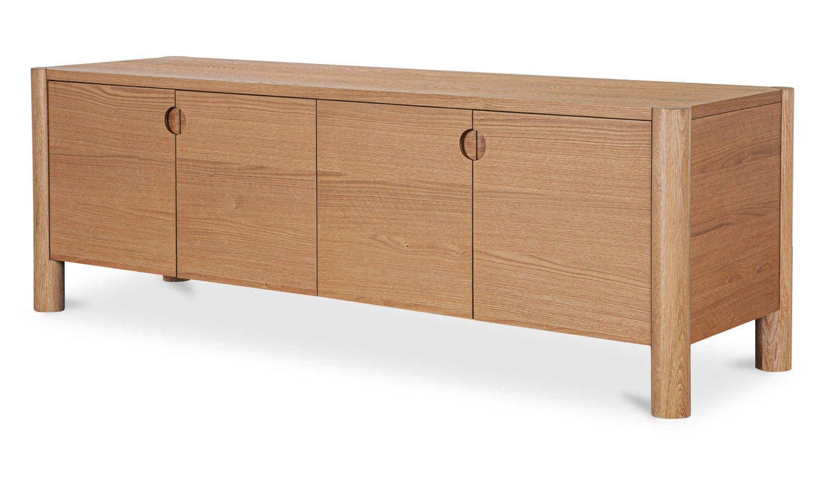 Post Media Unit Oak Natural by Moe's Home Collection - view 5