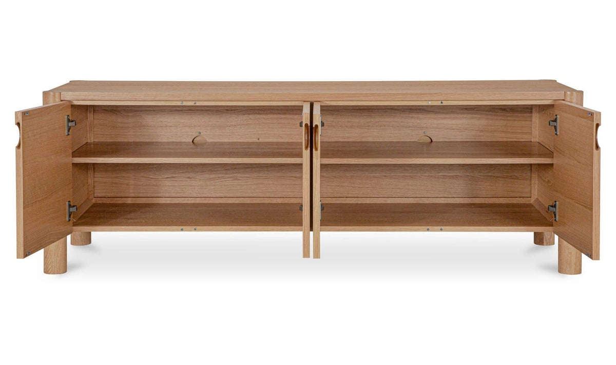 Post Media Unit Oak Natural by Moe's Home Collection - view 4