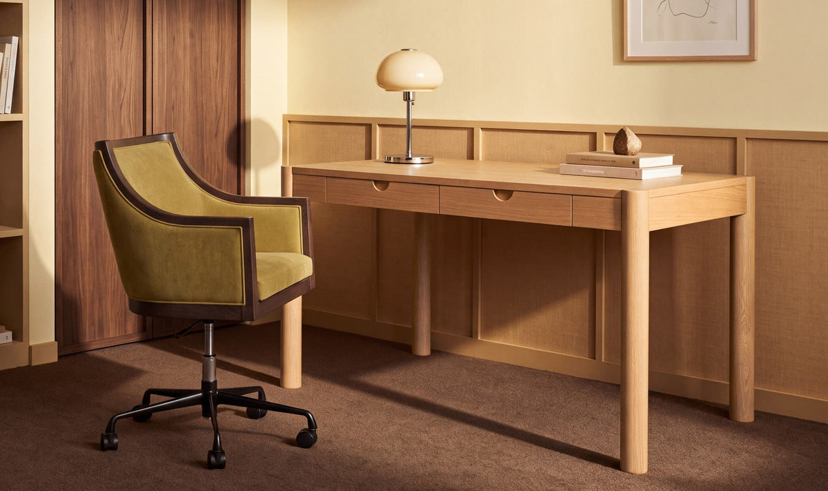 Post Desk Oak Natural by Moe's Home Collection - view 3