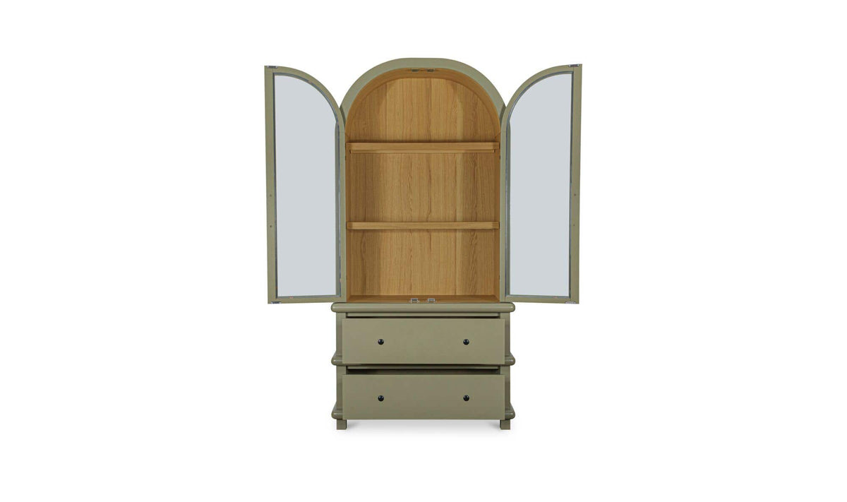 Enid Tall Cabinet Green by Moe's Home Collection - view 4