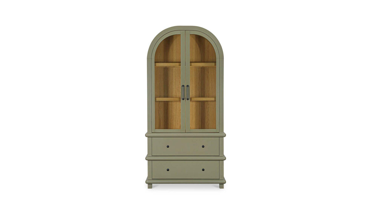 Enid Tall Cabinet Green by Moe's Home Collection - view 2