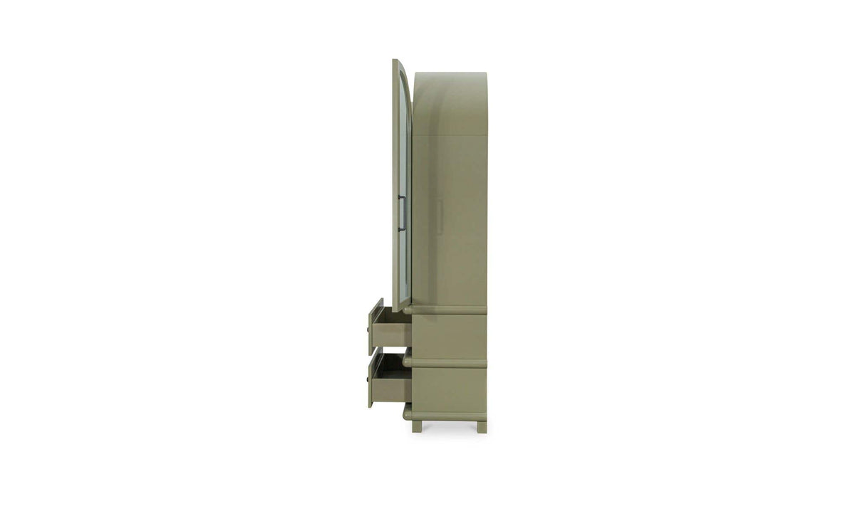 Enid Tall Cabinet Green by Moe's Home Collection - view 8