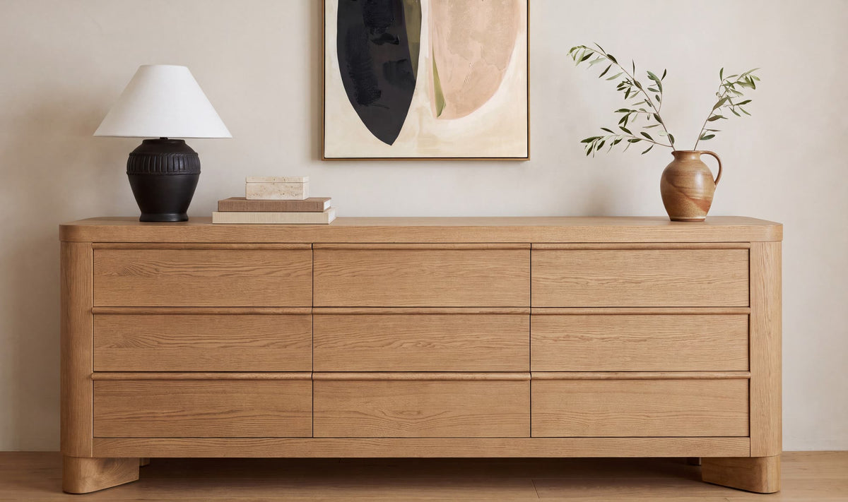 Segment 9 Drawer Dresser Heritage Brown by Moe's Home Collection - view 3