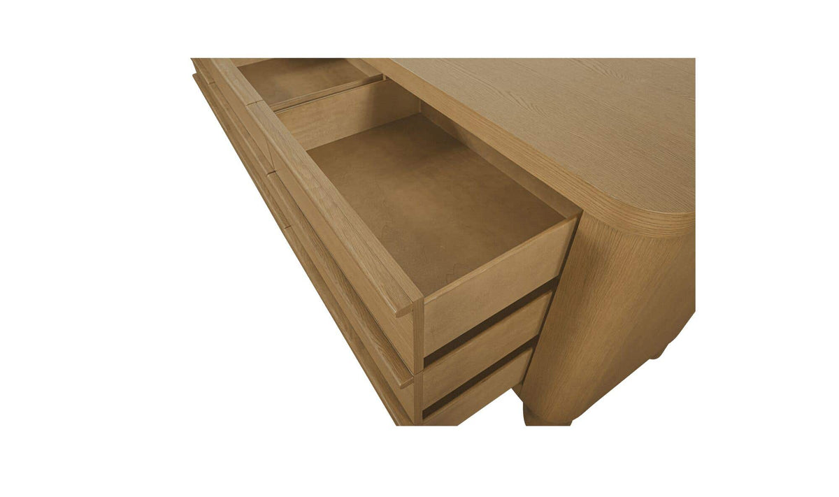 Segment 9 Drawer Dresser Heritage Brown by Moe's Home Collection - view 12