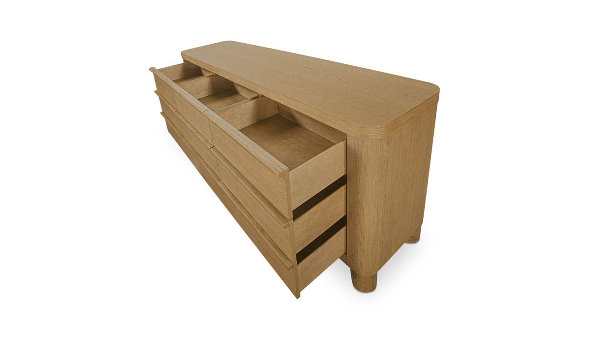 Segment 9 Drawer Dresser Heritage Brown by Moe's Home Collection - view 13