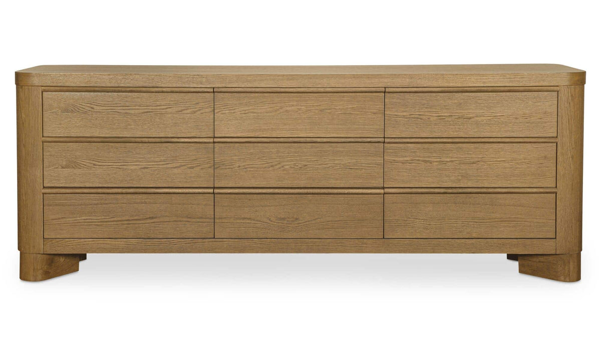 Segment 9 Drawer Dresser Heritage Brown by Moe's Home Collection - view 2