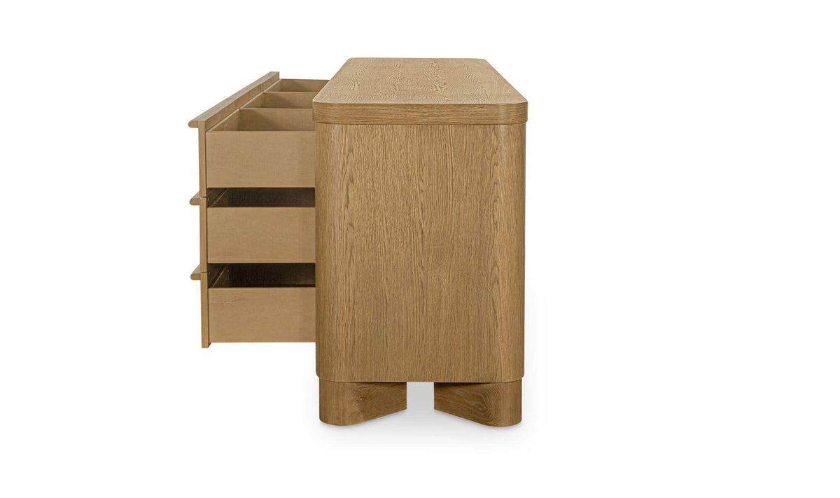 Segment 9 Drawer Dresser Heritage Brown by Moe's Home Collection - view 7